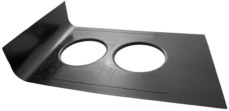 Image for Carbon Fiber Hood Scoop Pan