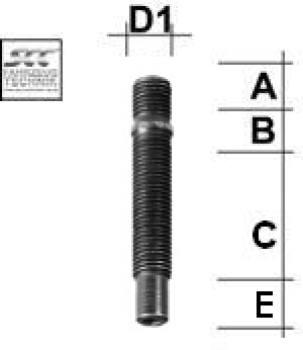 Image for Stud - M12x1,5 - 90 mm