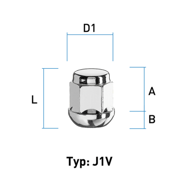 Image for Hjulmutter - Kulehode - M14x1,5 - 27 mm