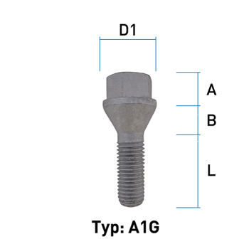 Image for Hjulbolt - 60° Kon - M14x1,5 - 23 mm