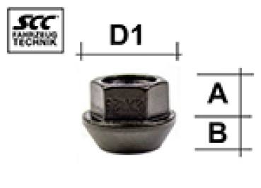 Image for Hjulmutter - 60° Kon - M12x1,25 - 23 mm