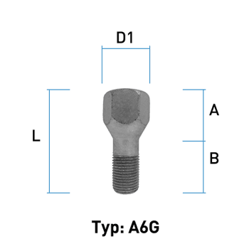 Hjulbolt - 60° Kon - M16x1,5 - 31 mm